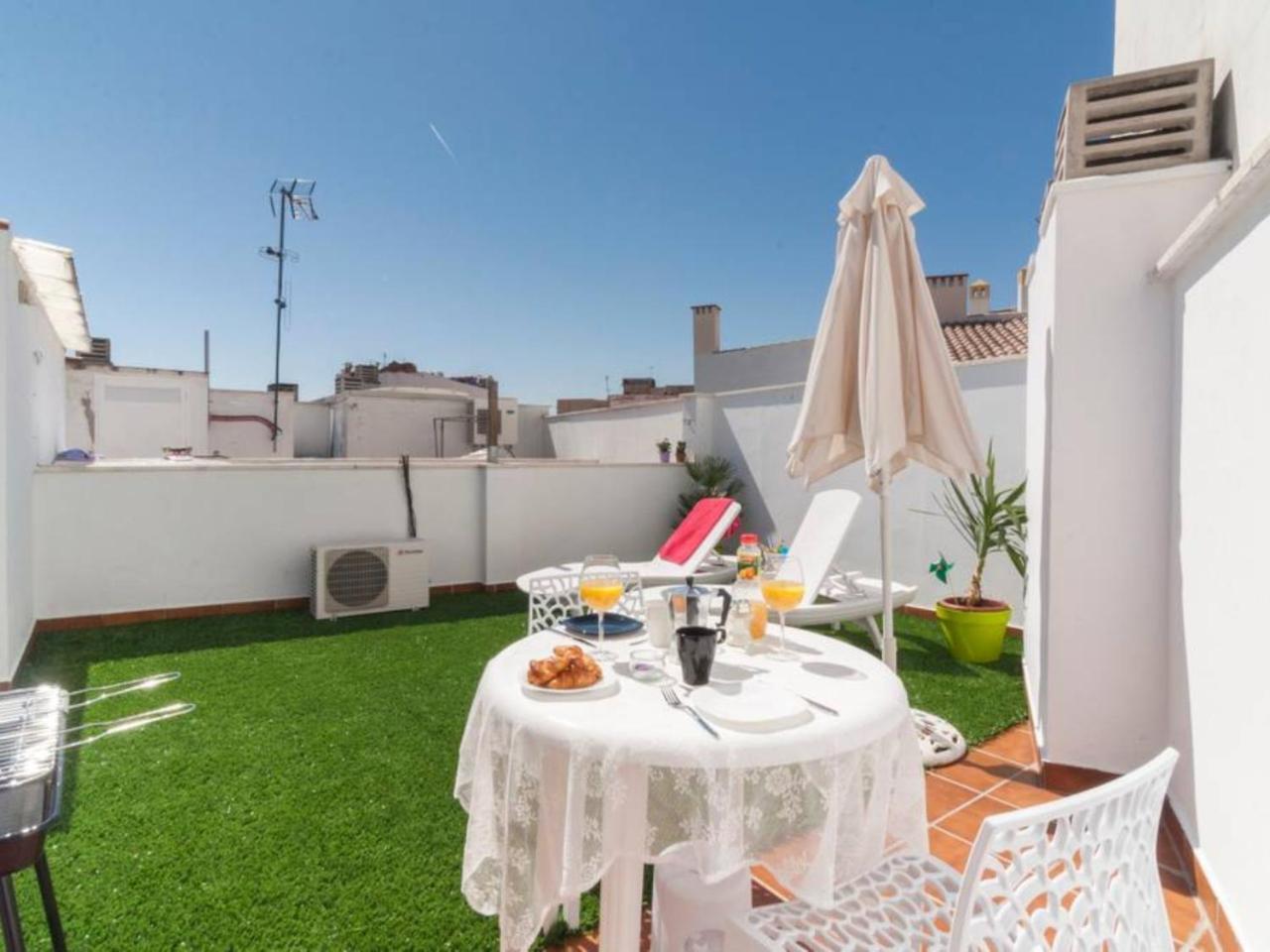 말라가 Atico Centro Historico A/C Bbq Wifi 아파트 외부 사진